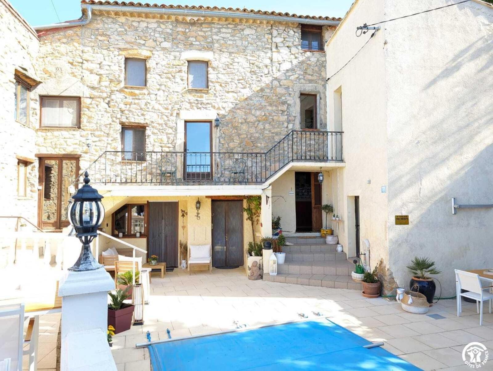 La Maison Millesime Bed & Breakfast La Caunette Bagian luar foto